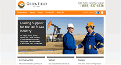 Desktop Screenshot of greenfieldsupply.com